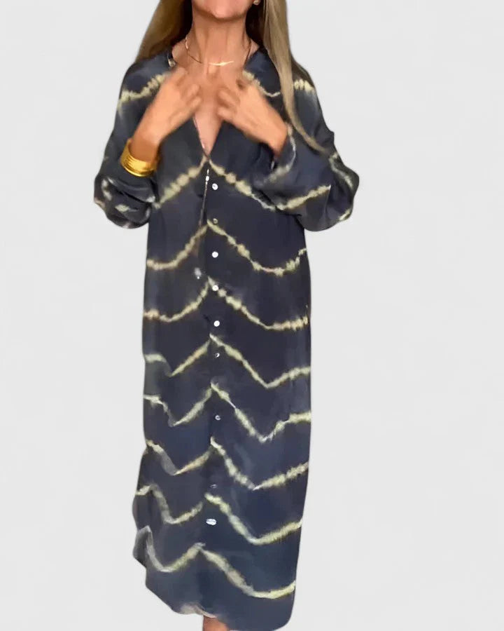 Julia | Striped Maxi Dress