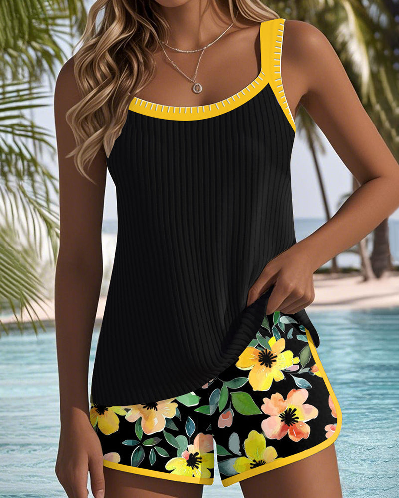 Laluna | Elegant Two-Piece Tankini Set