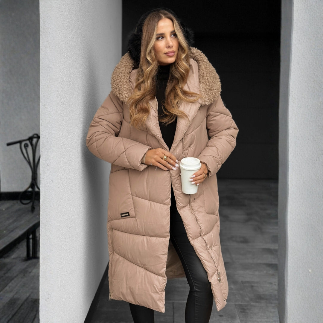 Tahlia – Quilted Coat with Hood