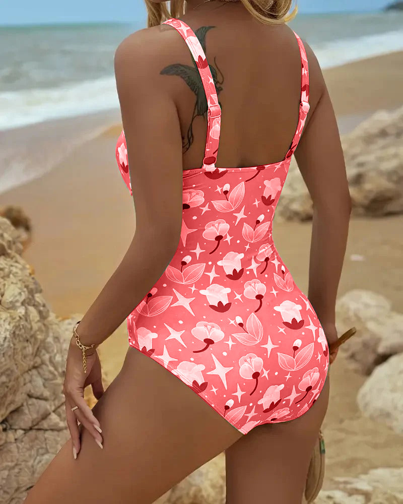 Frida | Maiô com Alças Estampadas