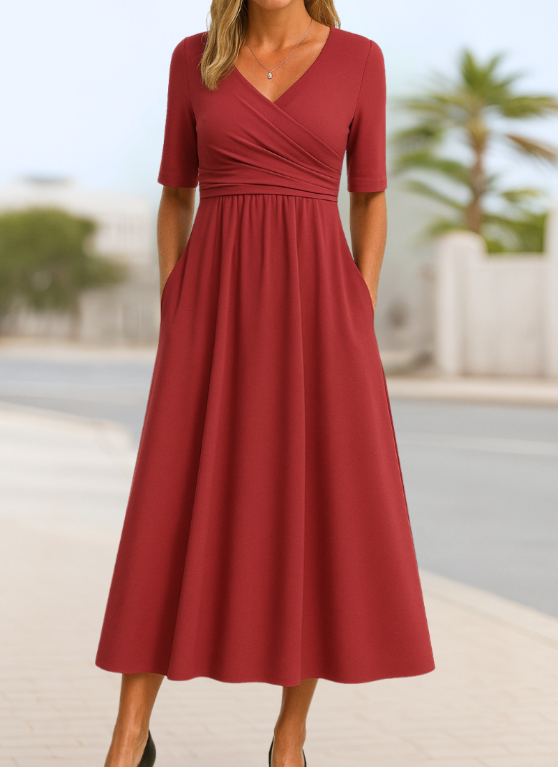 Mila | Stylish Crossover Dress