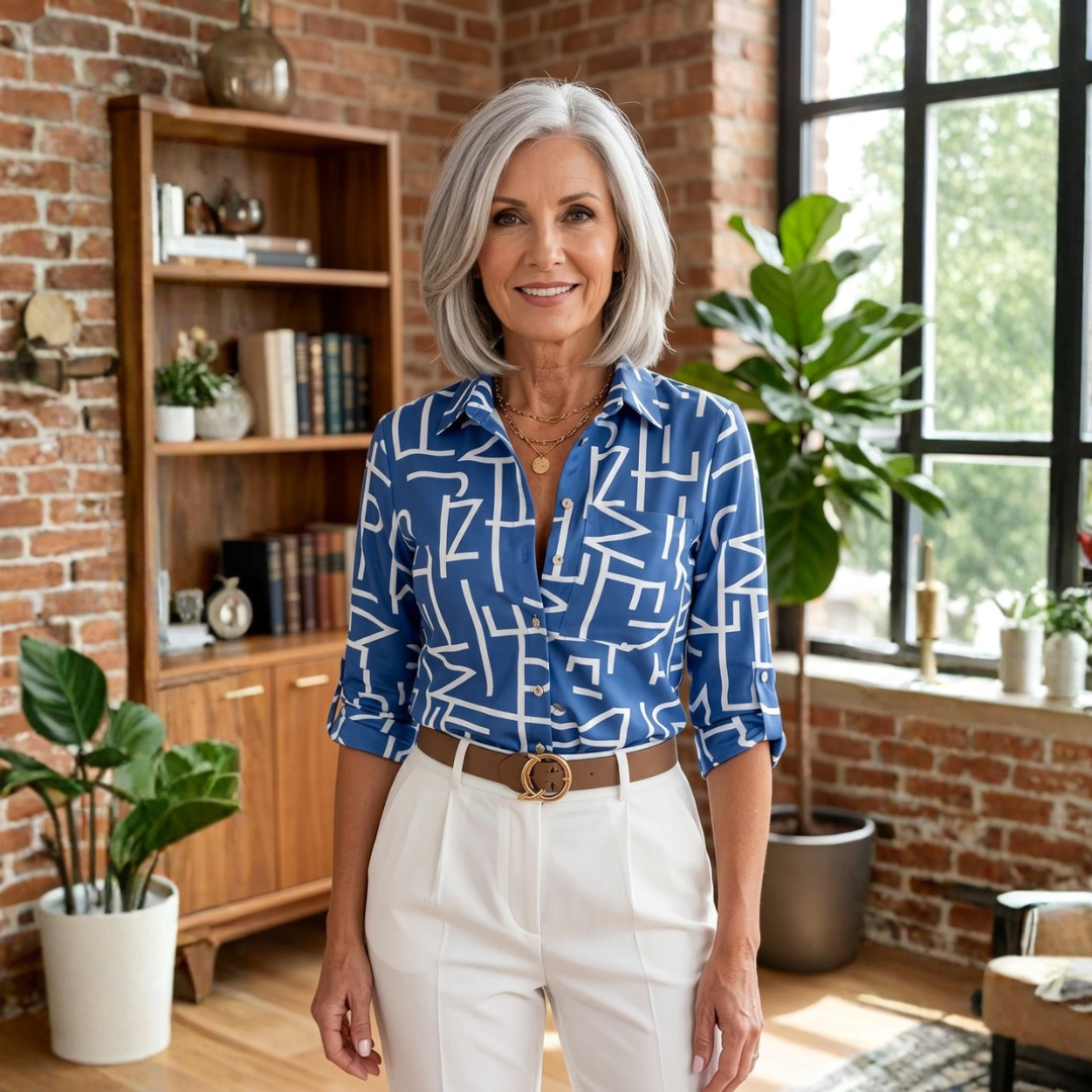 Sofia | Langarmshirt mit Print