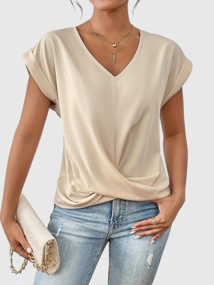 Mahrianne | Blusa Confortável com Decote V