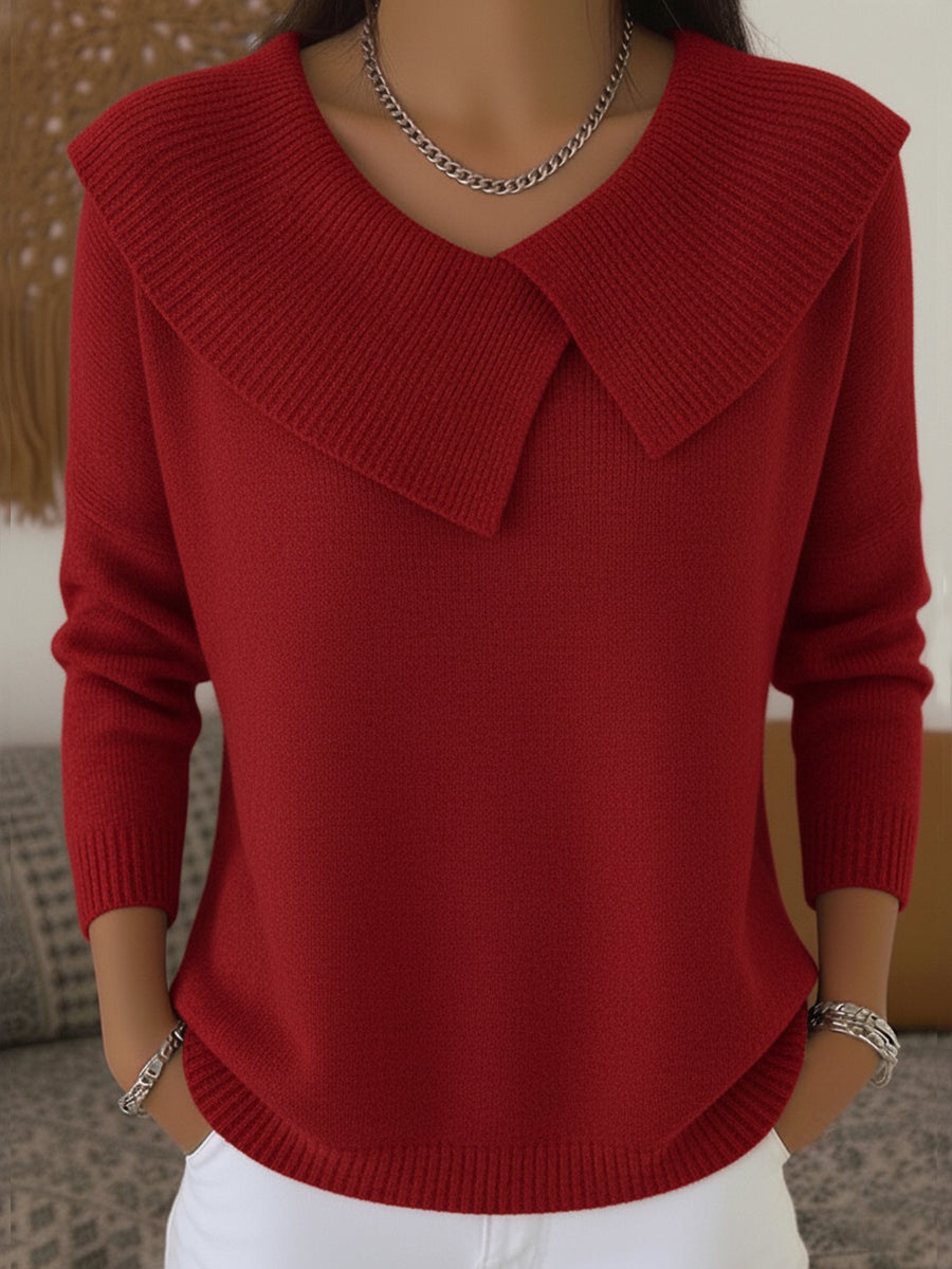 Cassidy | Varm sweater med blød krave