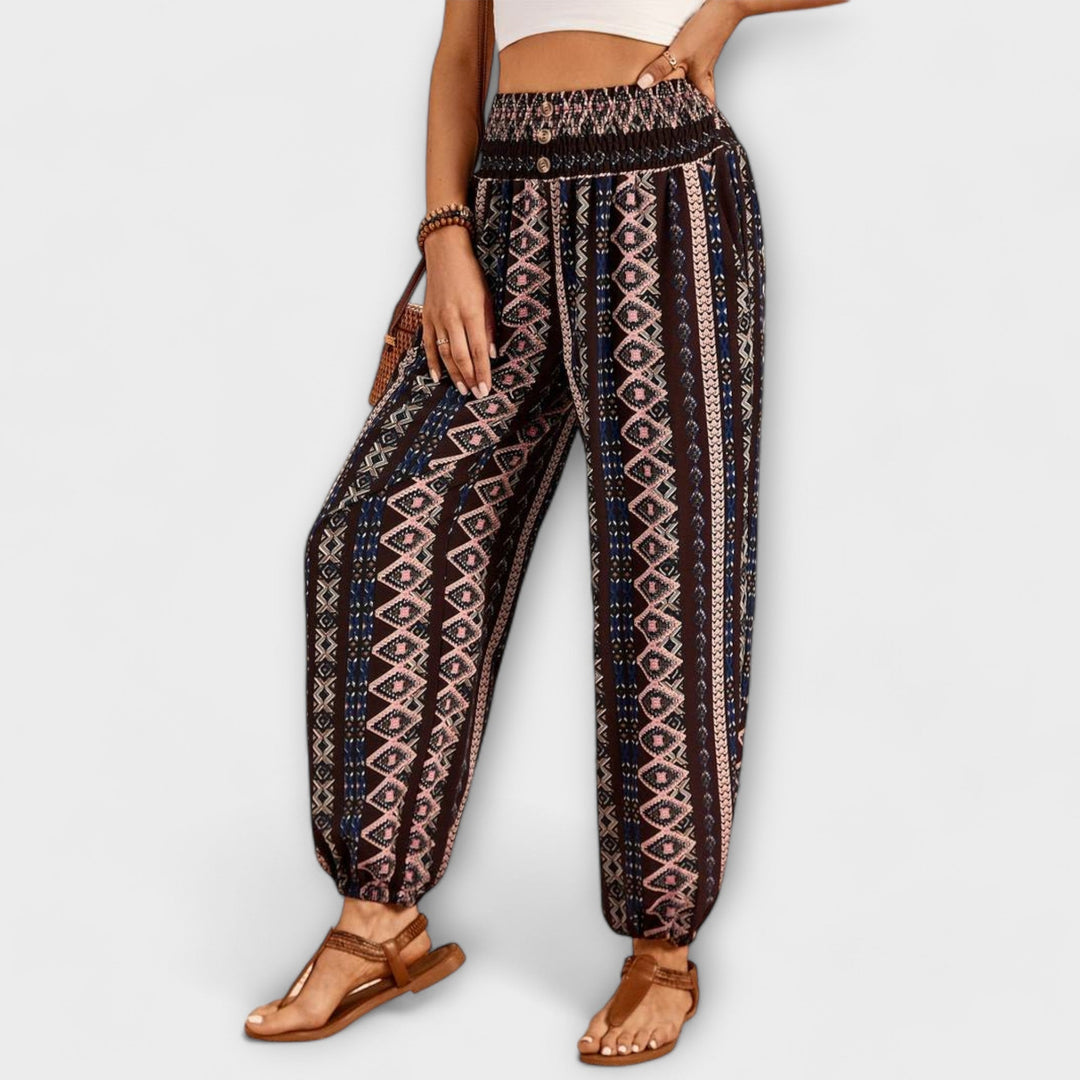 Scarlett - Calça com Estampa Étnica