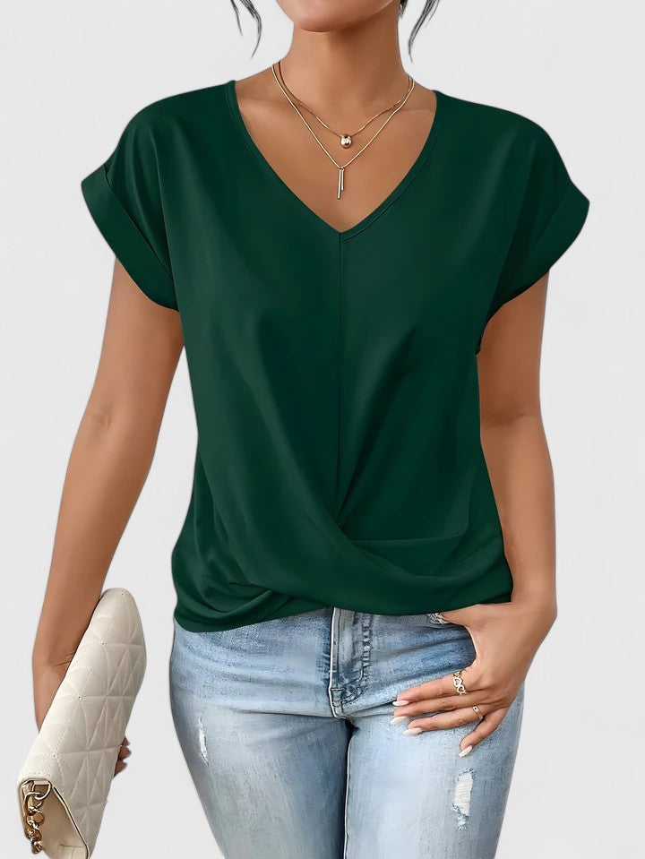 Mahrianne | Blusa Confortável com Decote V