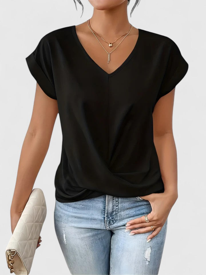 Mahrianne | Blusa Confortável com Decote V