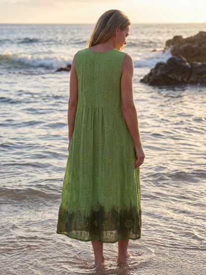 Kapua | Garden Texture Midi-kjole