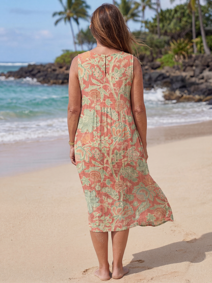 Maui | Strand-Midikleid