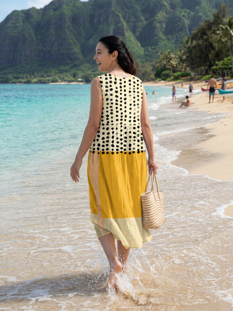 Hugo | Vestido Midi Garden Dot