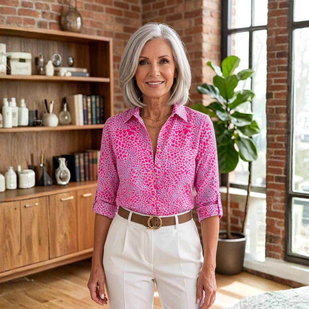 Sofia | Langarmshirt mit Print