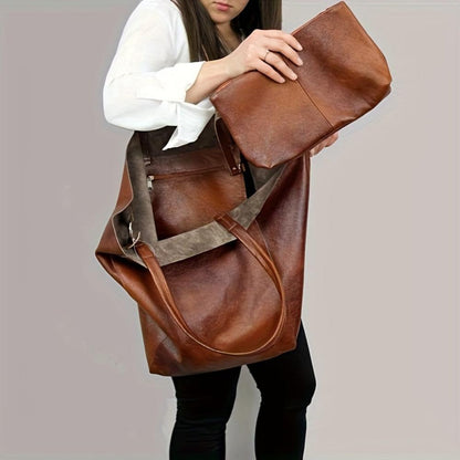Renee's Retro Softness | Large Capacity Tote Bag