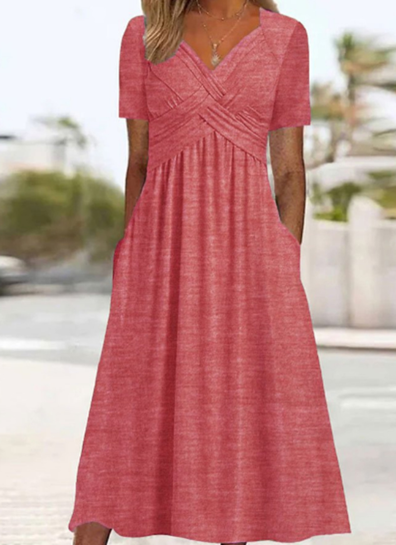 Mila | Stylish Crossover Dress