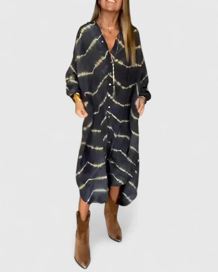 Julia | Striped Maxi Dress