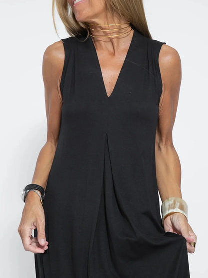 Ariella | V Neck Maxi Dress