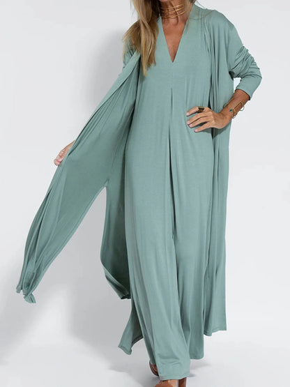 Ariella | V Neck Maxi Dress