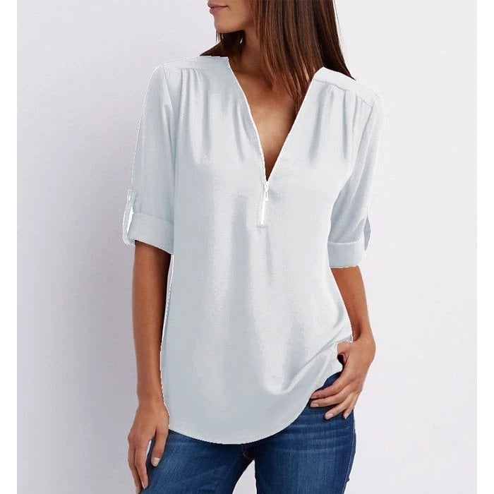 Gwen | Blusa Chique com Zíper