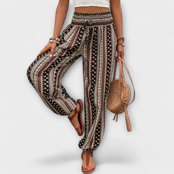 Scarlett - Calça com Estampa Étnica