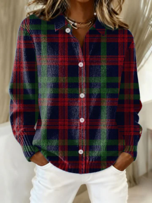 Gunilla | Blusa con capucha a cuadros