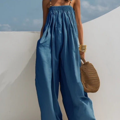 Madison | Denim Wide-Leg Jumpsuit