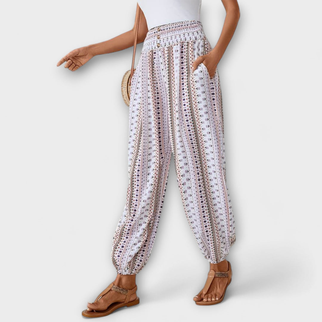 Scarlett - Calça com Estampa Étnica