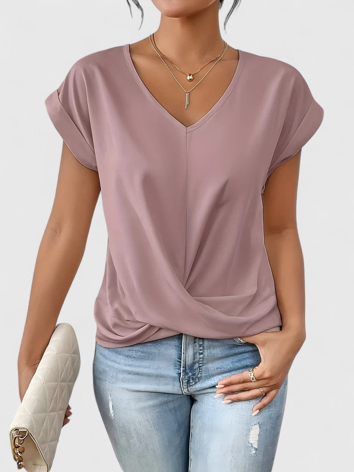 Mahrianne | Blusa Confortável com Decote V
