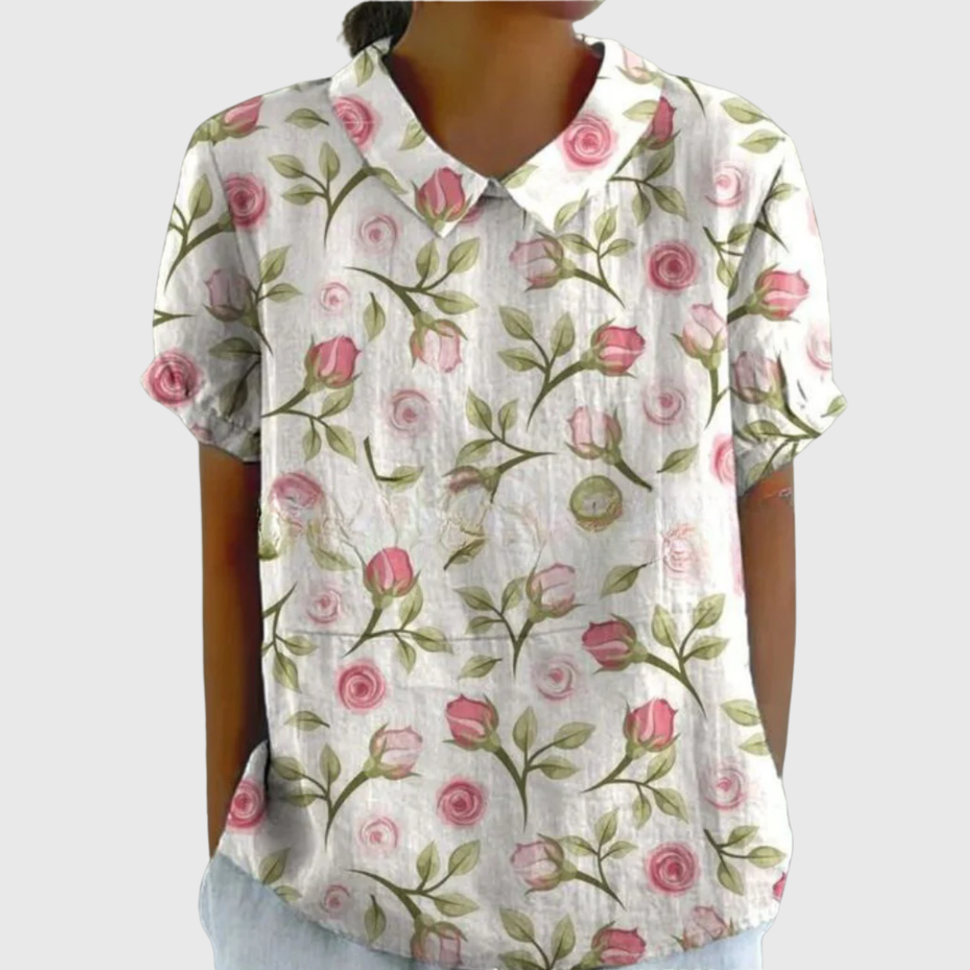 Emma | Blusa Floral para o Dia a Dia
