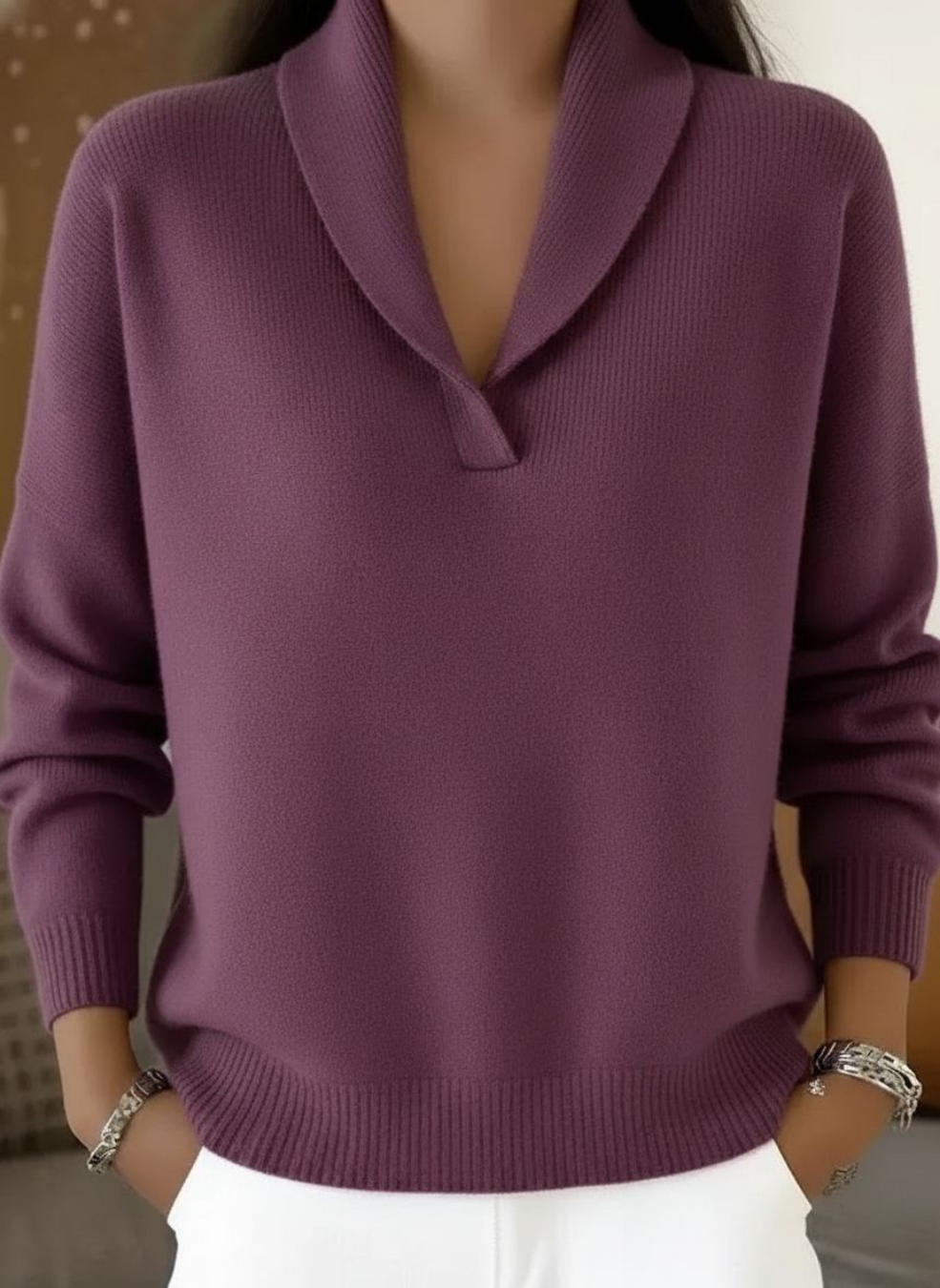 Jade | V-hals sweater
