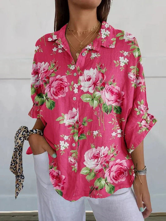 Sofie | Blusa Floral Rosa