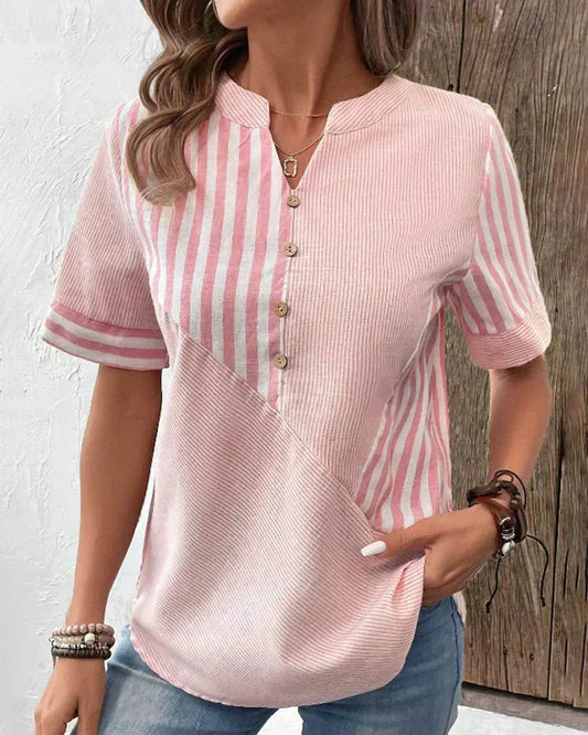 Lila | Blusa suave a rayas