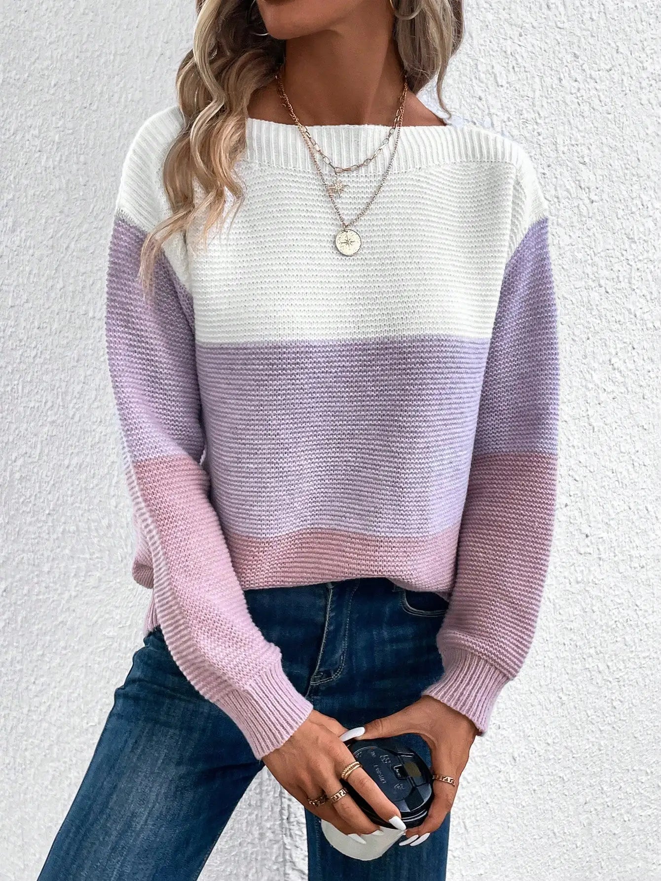 Gaby | Farverig Kvindesweater