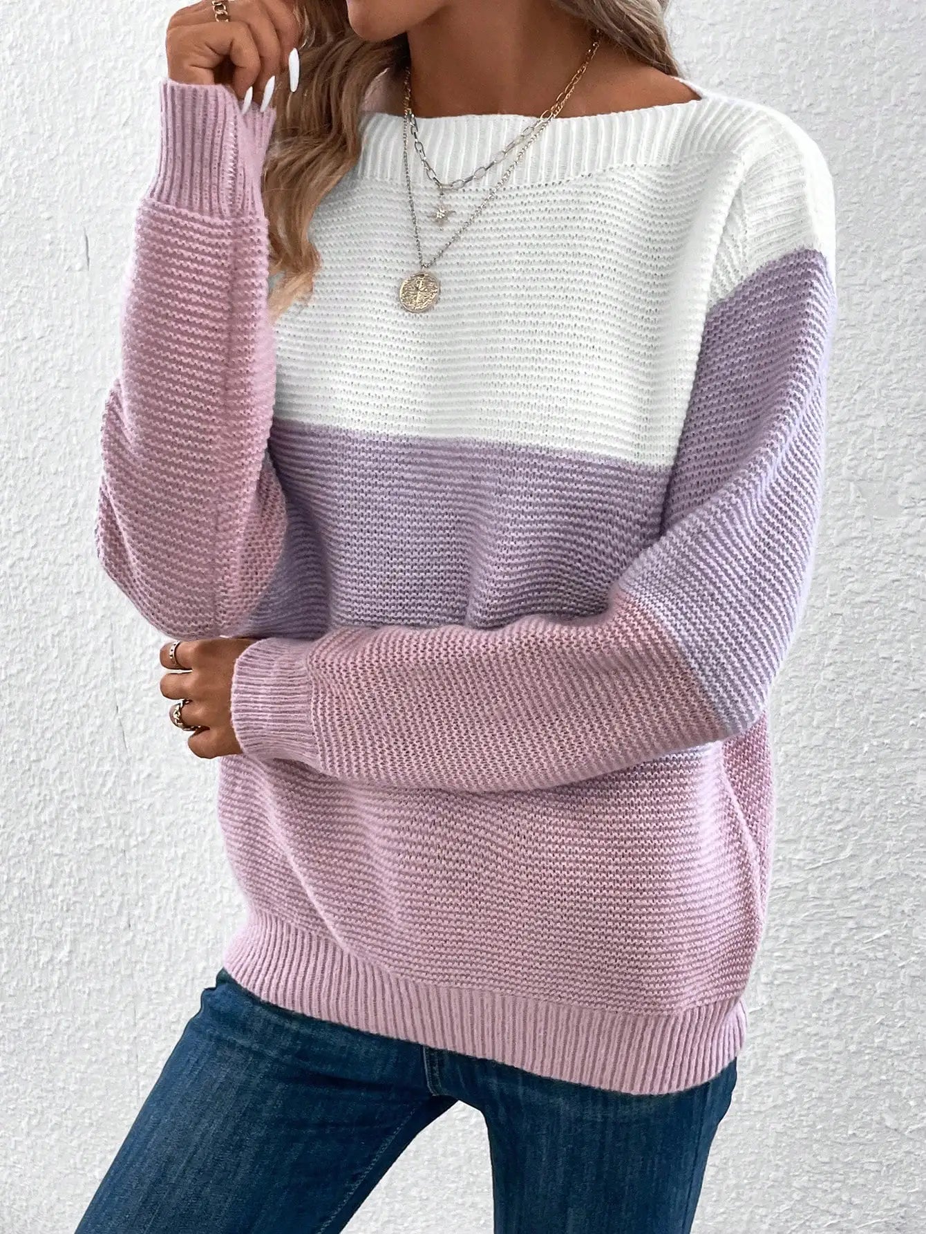 Gaby | Farverig Kvindesweater