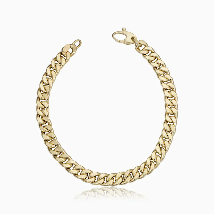 Mayzharine | Braçadeira Cubana em Ouro 18k