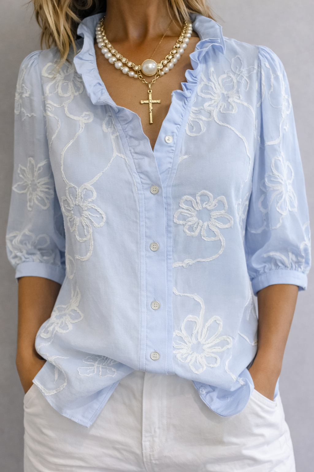 Orlaith | Blumenbluse