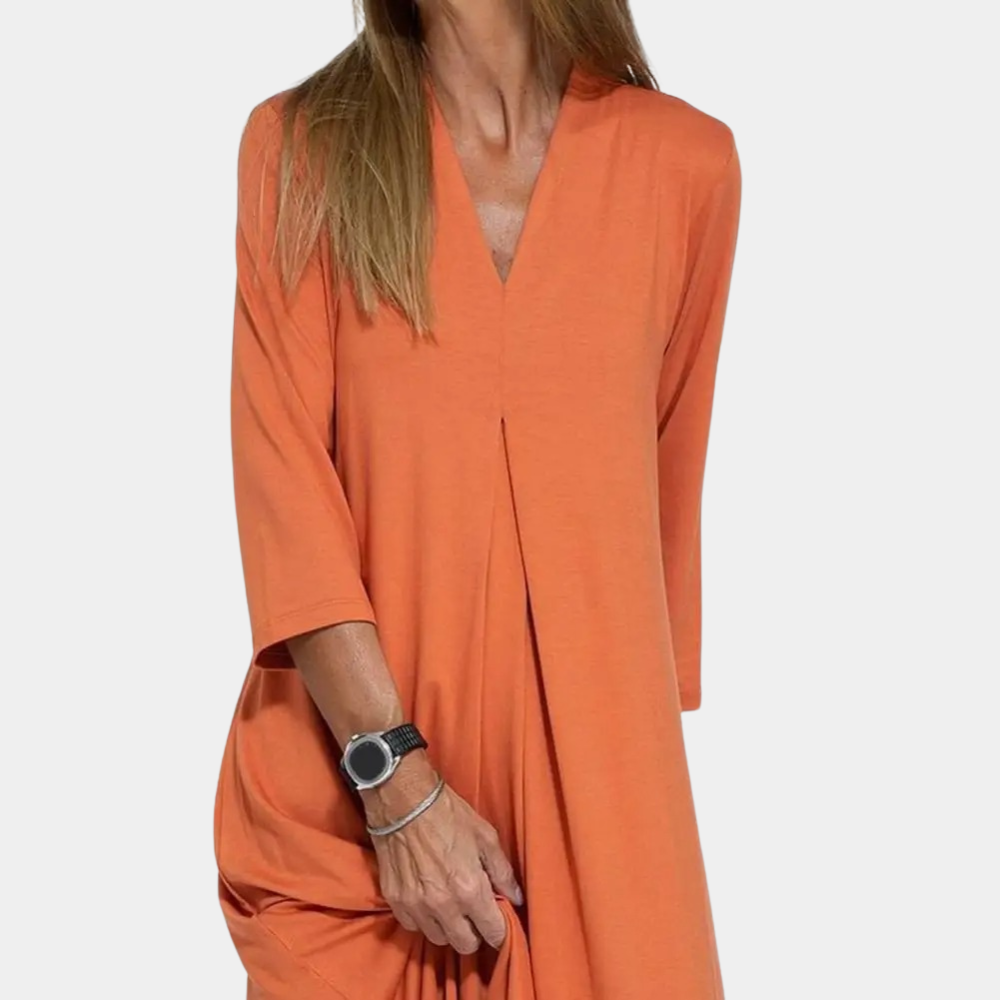 Aveline | V Neck Maxi Dress