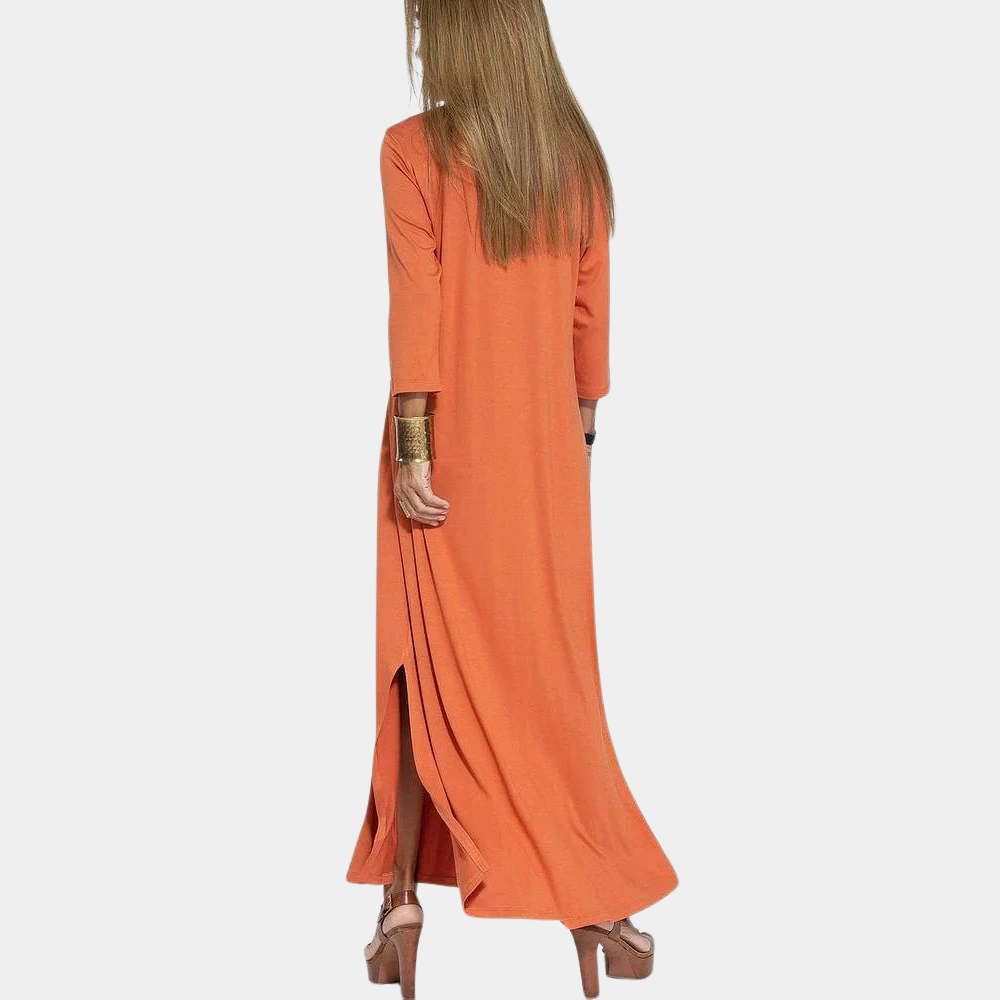 Aveline | V Neck Maxi Dress