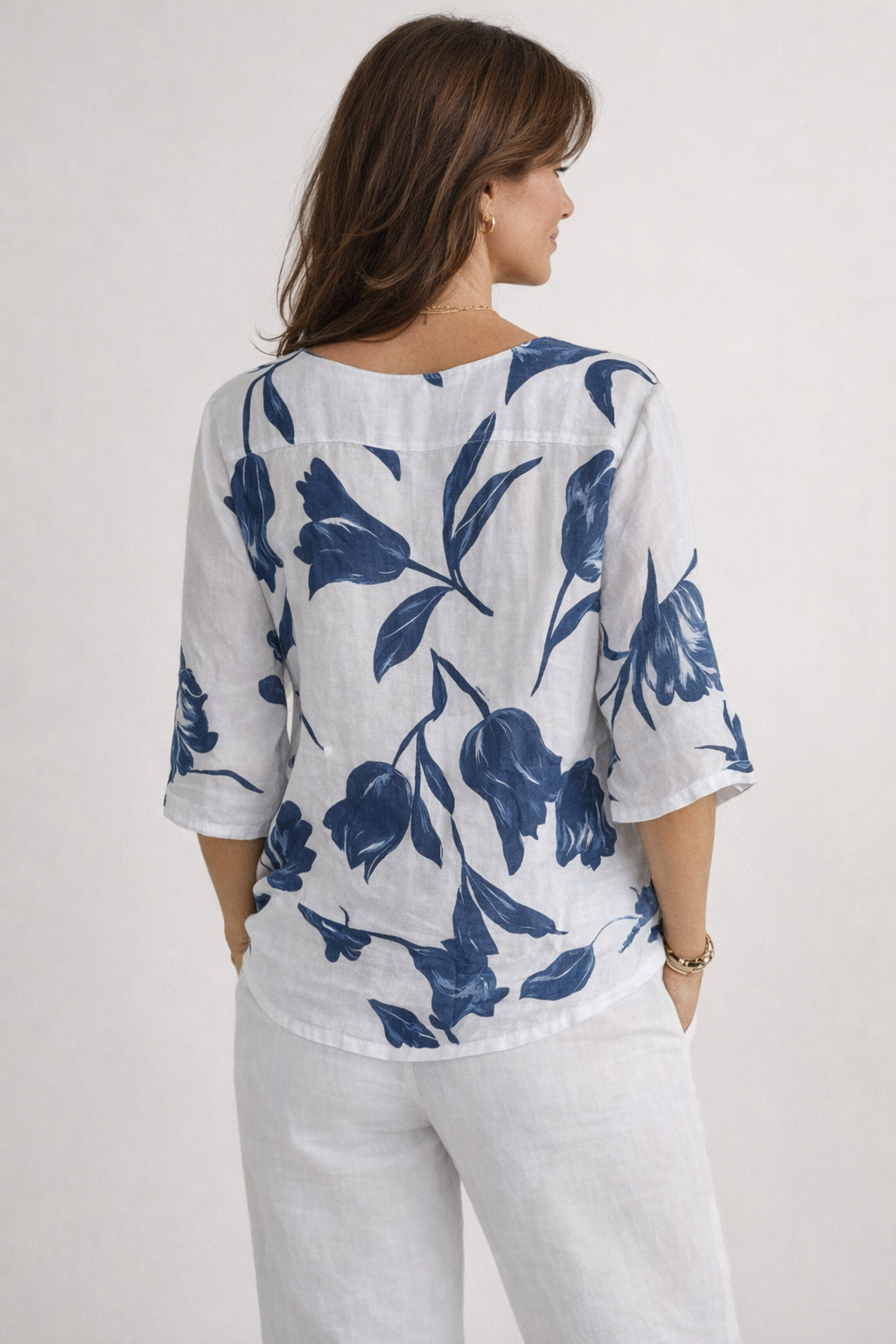 Phaedra | Elegant Button Blouse