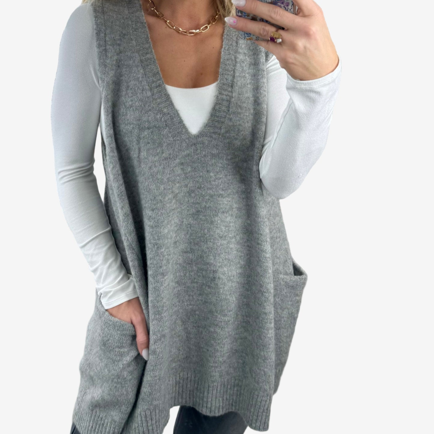 Laurence™ langer Cardigan
