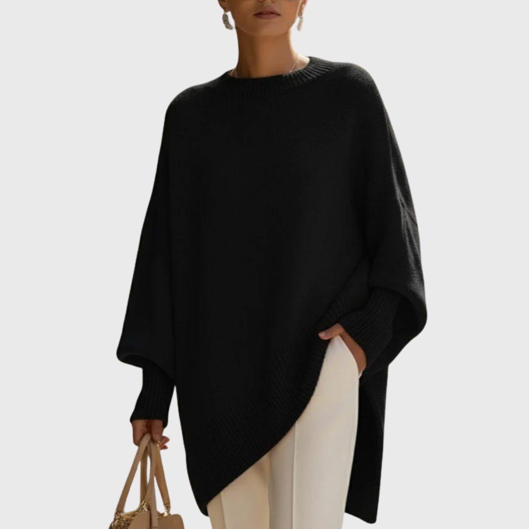 Livia | Oversize-poncho-trøje