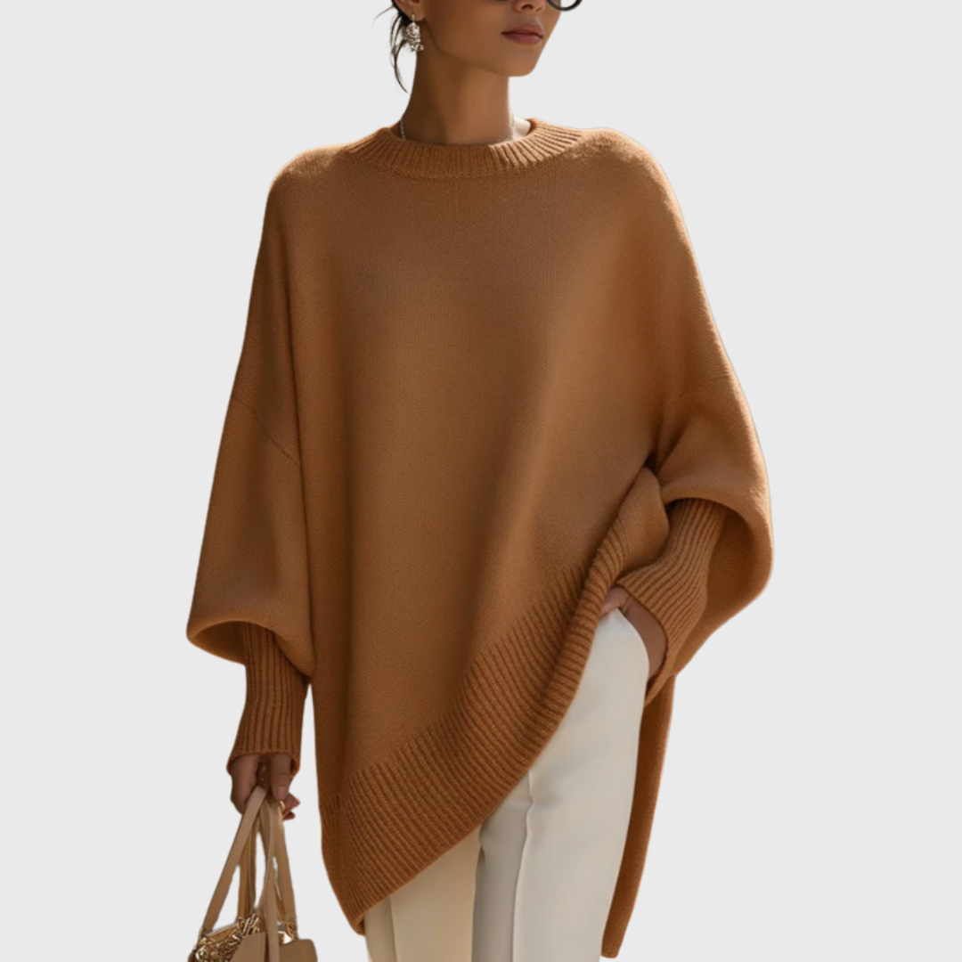 Livia | Oversize-poncho-trøje