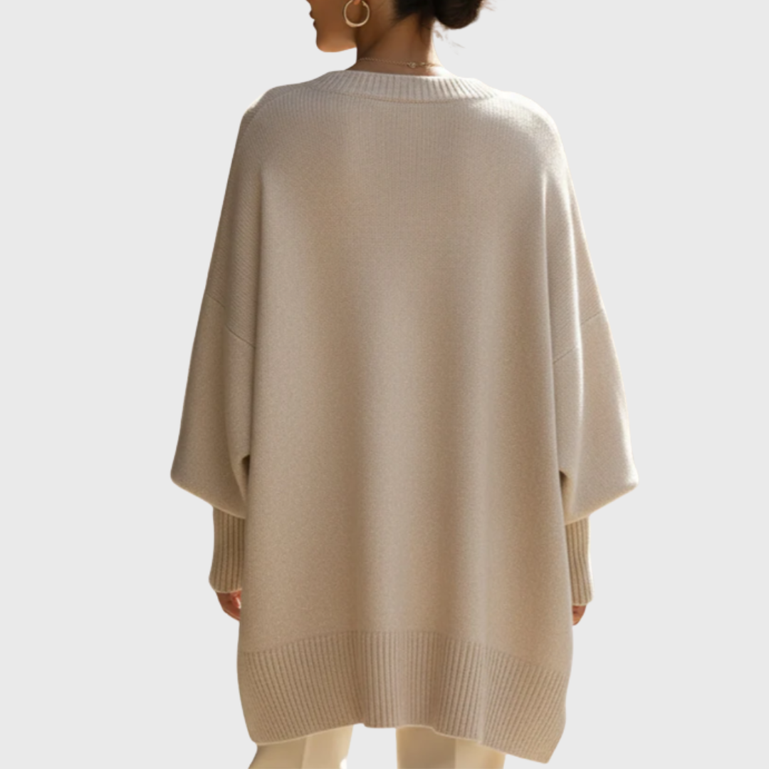 Livia | Oversize-poncho-trøje