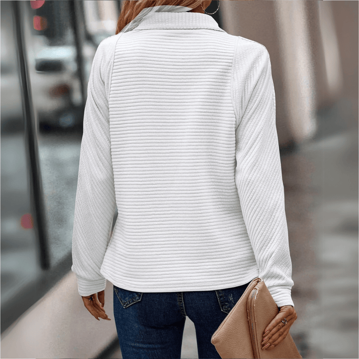 Jenica | Pulôver Chic com Zíper Médio