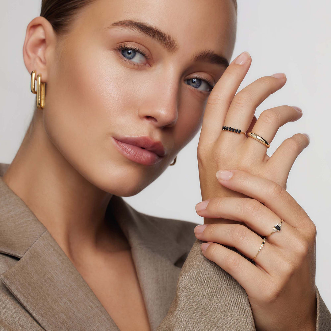 Velerianne | Anel Maciço em Ouro 14k
