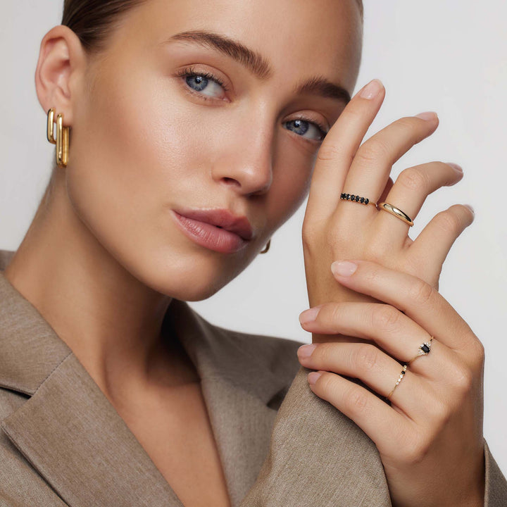 Velerianne | Anel Maciço em Ouro 14k