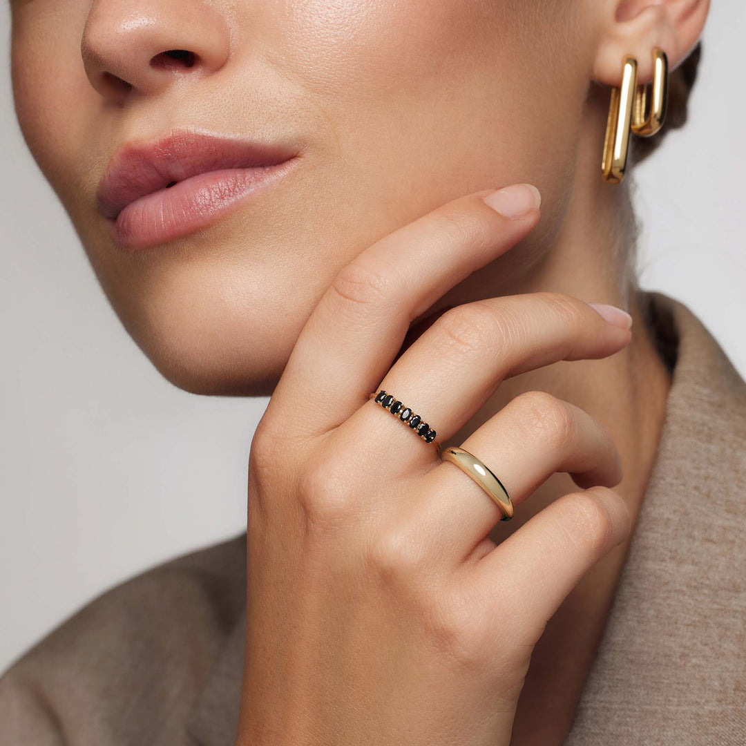 Velerianne | Anel Maciço em Ouro 14k