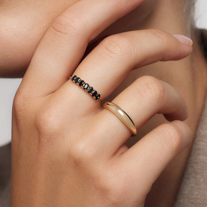 Velerianne | Anel Maciço em Ouro 14k