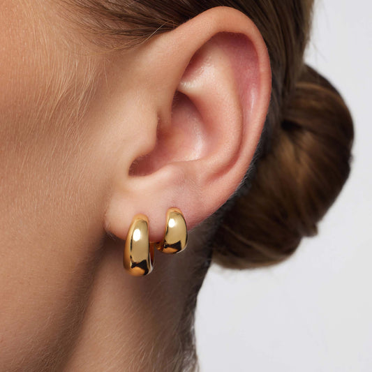 Rhaquellee | Pendientes de oro de 14k