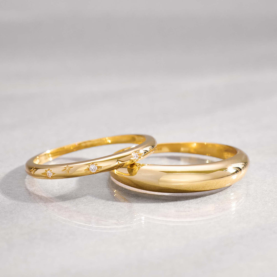 Raquienne | Anel Midi Ouro 18k