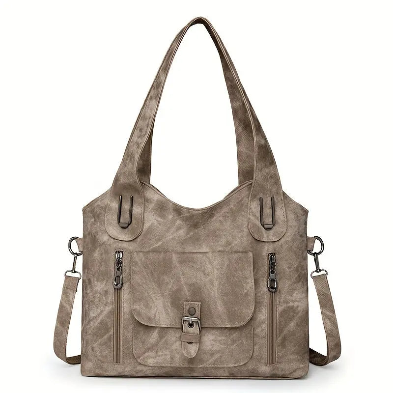 Vera | Faux Leather Shoulder Bag