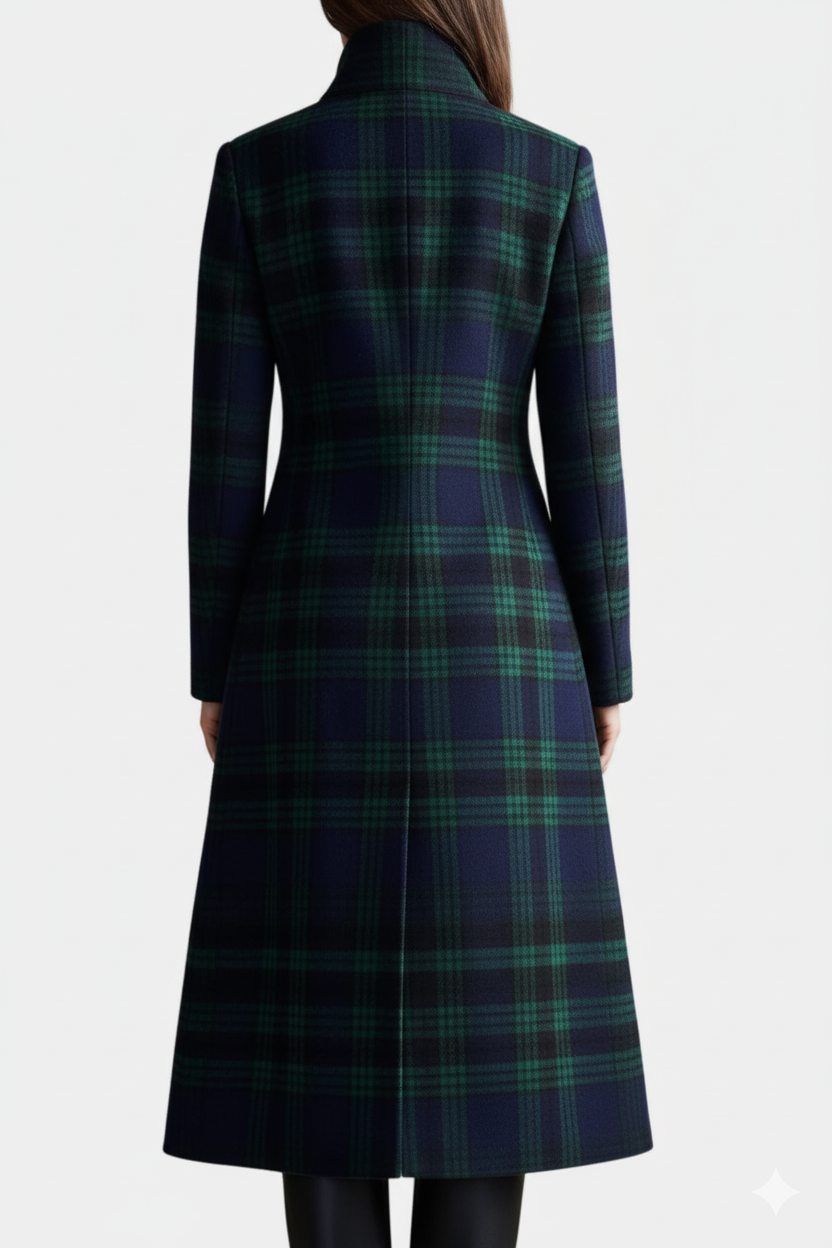 Zoe | Timeless Plaid Elegant Coat